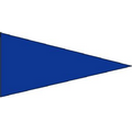 Blue Day-Glo Plasti-Cloth Mounted Real Estate Flag Pennant